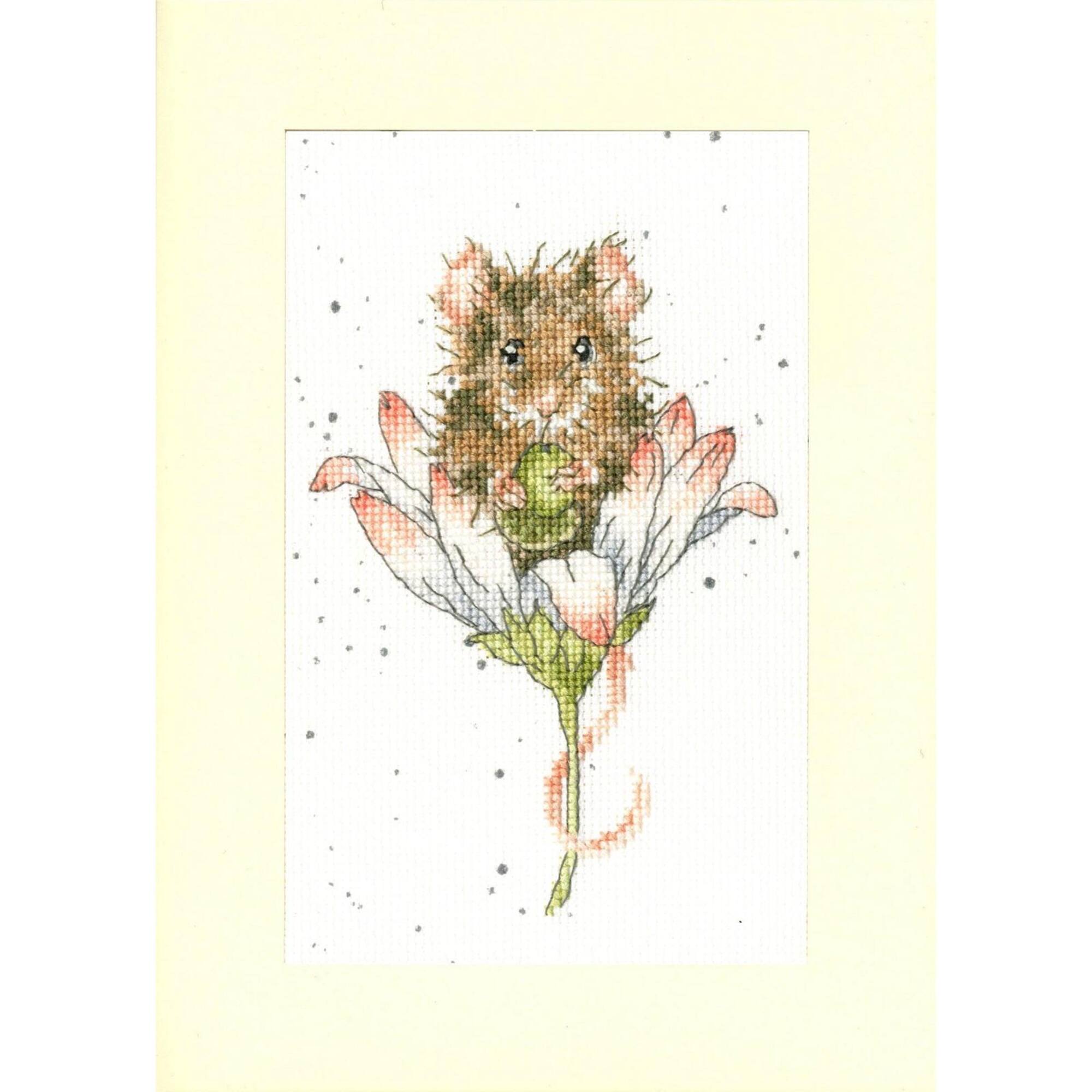Bothy Threads Wishes Just For You Greeting Card Counted Cross Stitch Kit